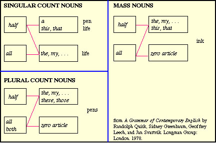 Predeterminers